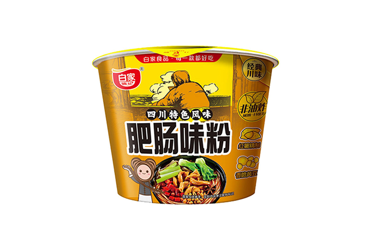 BAIJIACHENJI FAT INTESTINE NOODLE 108G 12CUPS